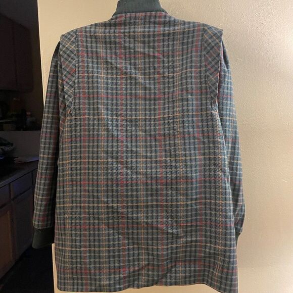 Vintage Avoca Collection Ireland Made Handwoven Lined Wool Plaid Jacket Medium - Picture 11 of 12